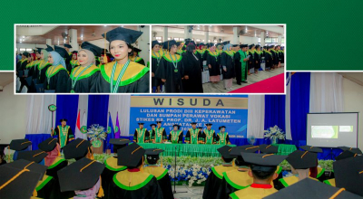 STIKes Latumeten Wisudakan 82 Mahasiswa D3 Keperawatan Sekaligus Sumpah Perawat Vokasi