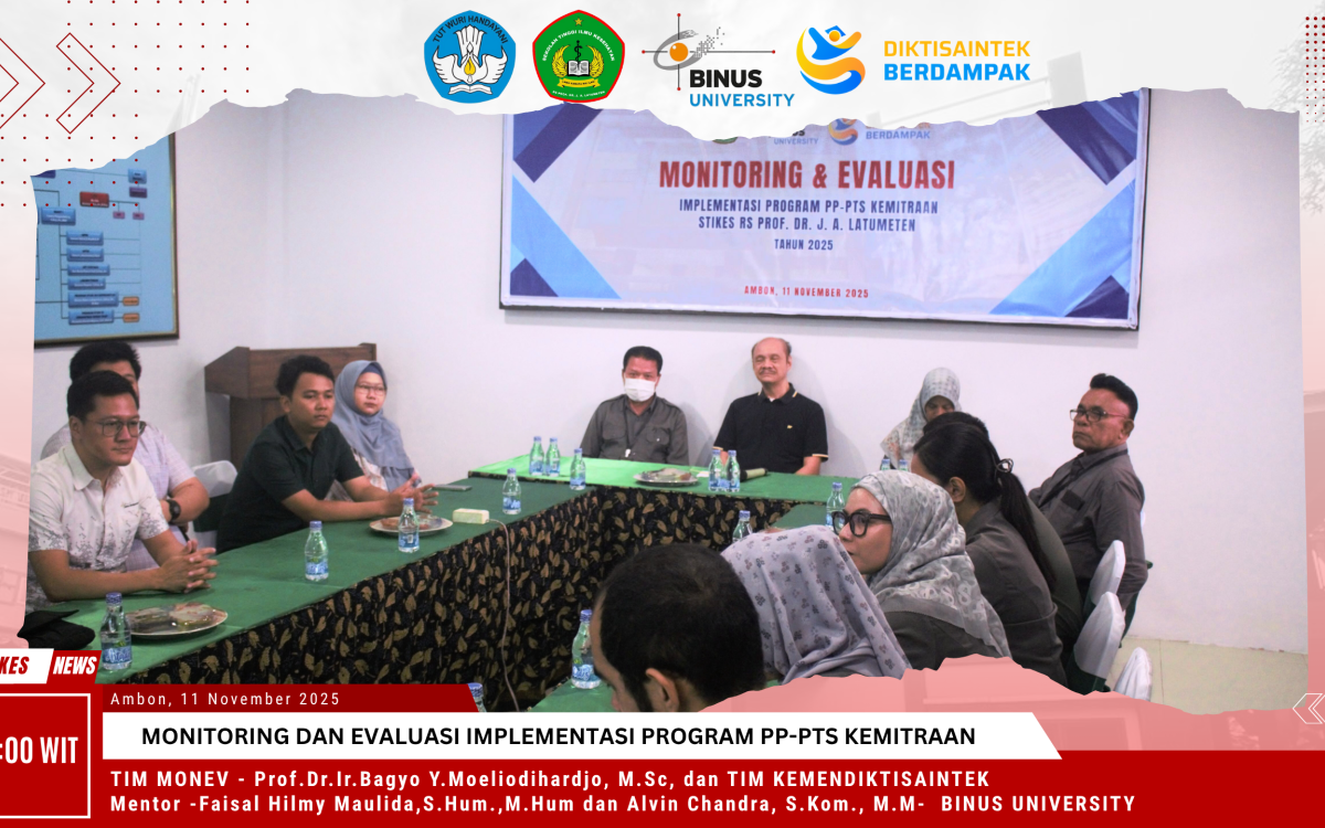 Tim Kemendiktisaintek Lakukan Monev Implementasi Program PPPTS Kemitraan di STIKes RS Prof. Dr. J. A. Latumeten